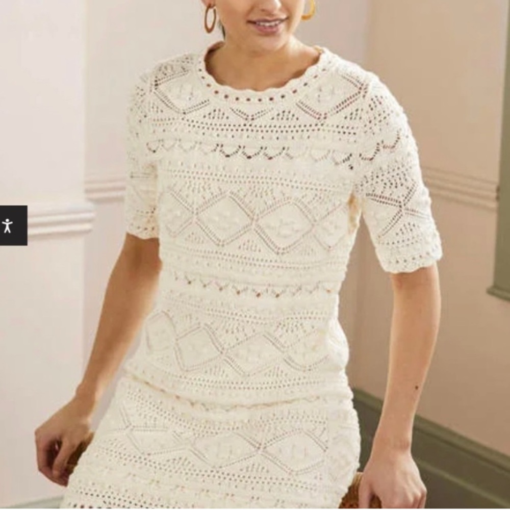 Boden Claudia Textured Knitted Dress - Picture 15 of 15